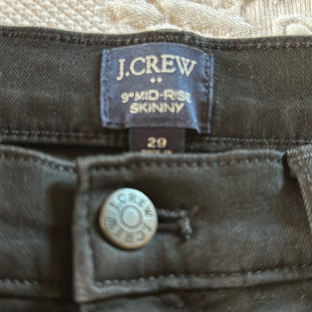J crew mid rise skinny jeans